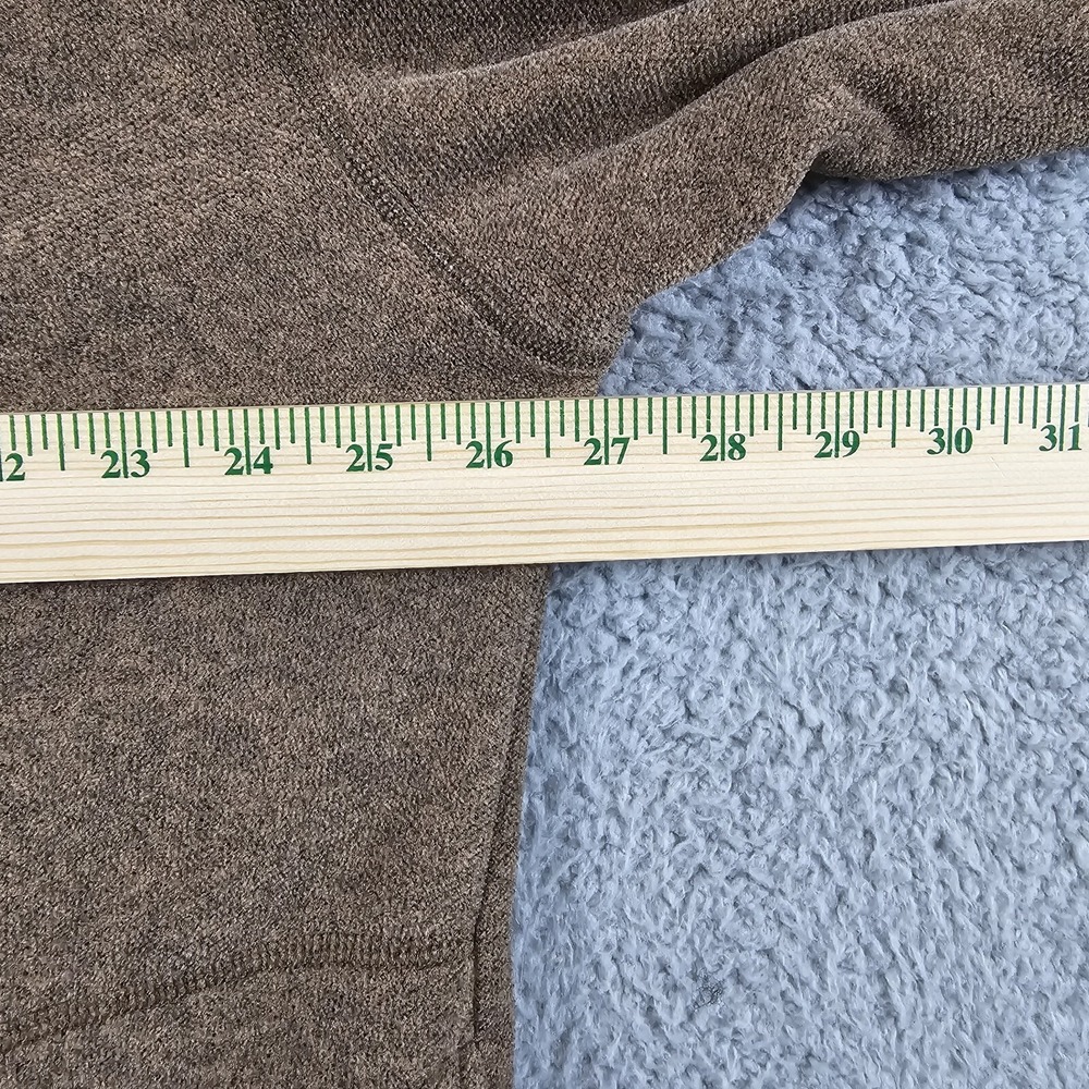 LL Bean Sweater Fleece Full Zip Mens Large Brown‎ Heavy Weight - Picture 11 of 13
